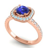 Cushion Halo Masura Ring