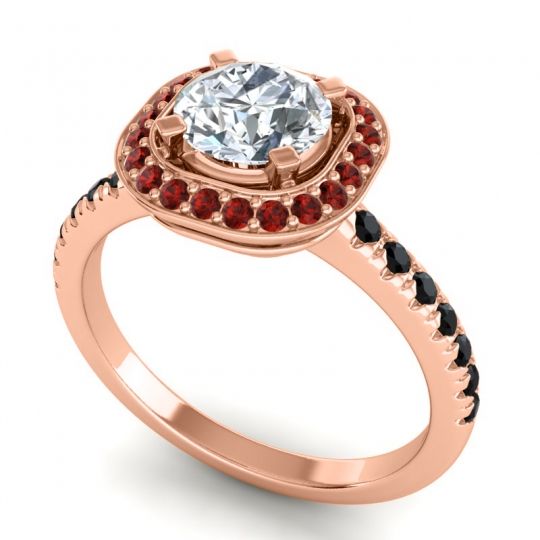 Cushion Halo Masura Ring