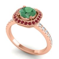 Cushion Halo Masura Ring