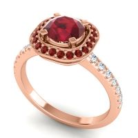 Cushion Halo Masura Ring