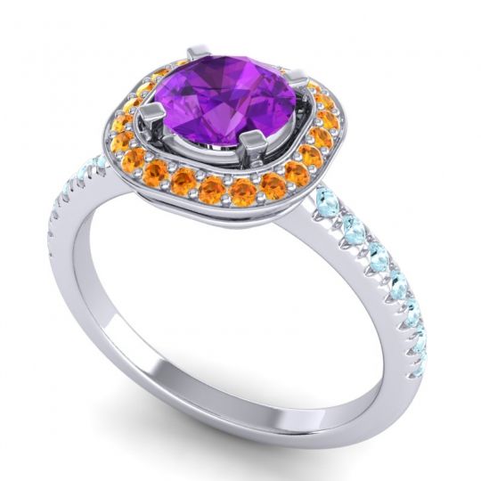 Cushion Halo Masura Ring