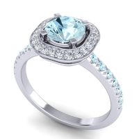 Cushion Halo Masura Ring