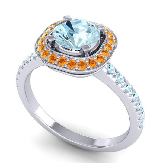 Cushion Halo Masura Ring