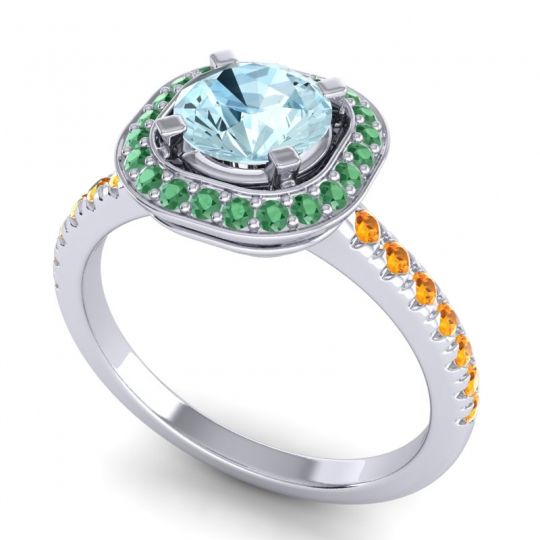 Cushion Halo Masura Ring