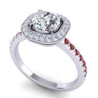 Cushion Halo Masura Ring