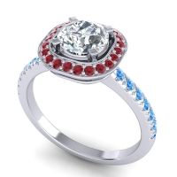 Cushion Halo Masura Ring