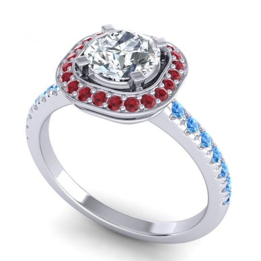 Cushion Halo Masura Ring