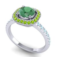 Cushion Halo Masura Ring