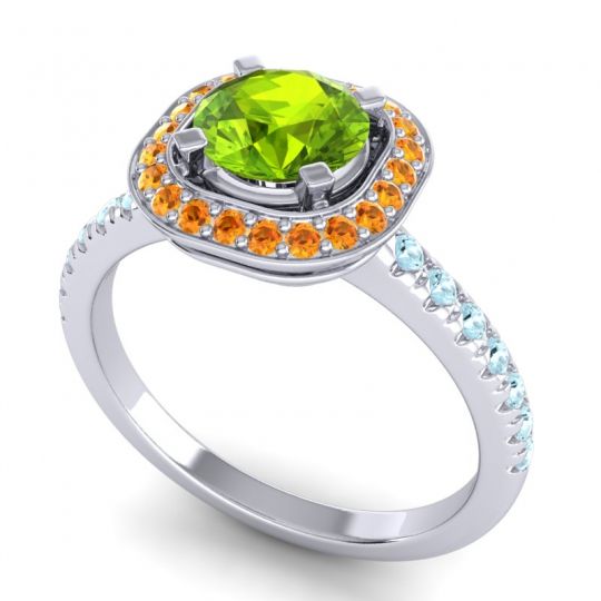 Cushion Halo Masura Ring