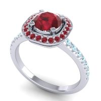 Cushion Halo Masura Ring