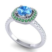 Cushion Halo Masura Ring