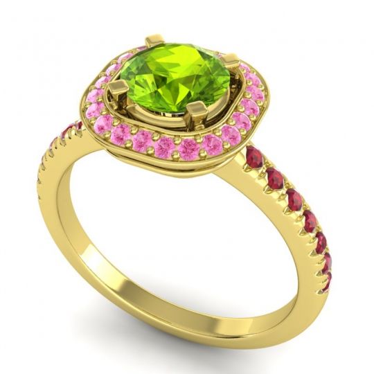 Cushion Halo Masura Ring