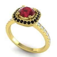 Cushion Halo Masura Ring