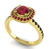 Cushion Halo Masura Ring