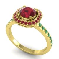 Cushion Halo Masura Ring