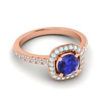Cushion Halo Masura Ring