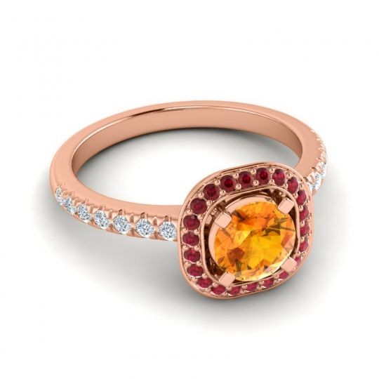 Cushion Halo Masura Ring