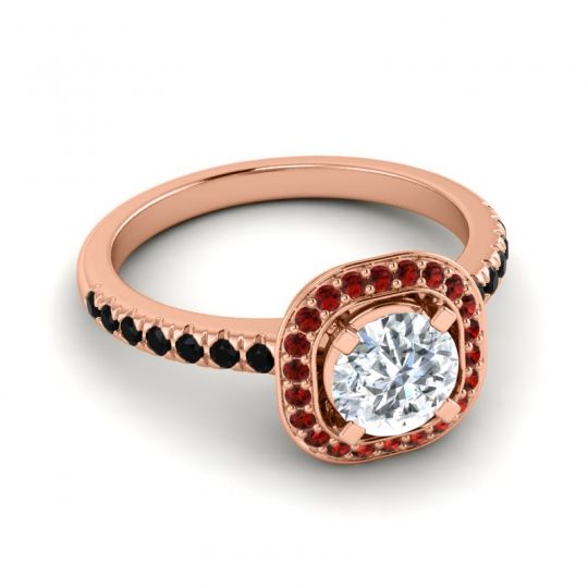 Cushion Halo Masura Ring