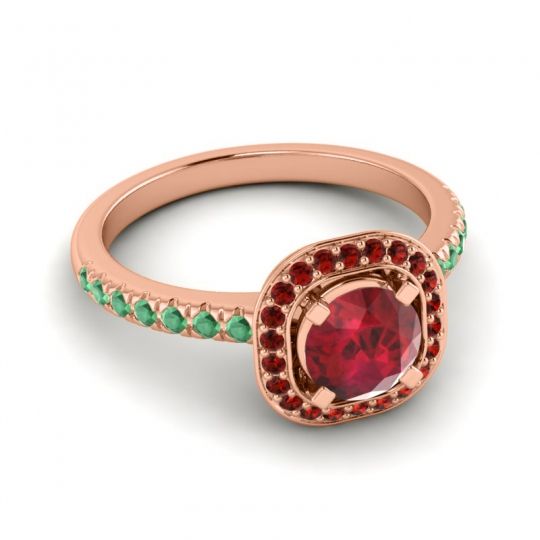 Cushion Halo Masura Ring