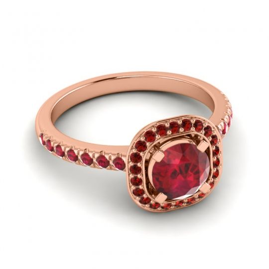 Cushion Halo Masura Ring
