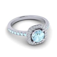 Cushion Halo Masura Ring