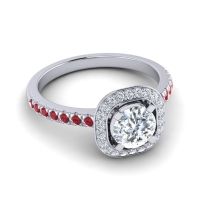 Cushion Halo Masura Ring