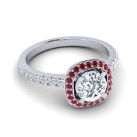 Cushion Halo Masura Ring
