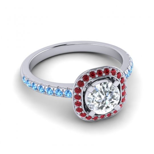 Cushion Halo Masura Ring