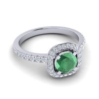 Cushion Halo Masura Ring
