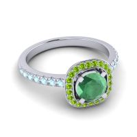 Cushion Halo Masura Ring