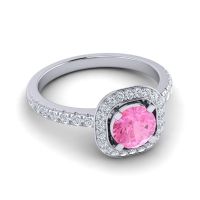 Cushion Halo Masura Ring