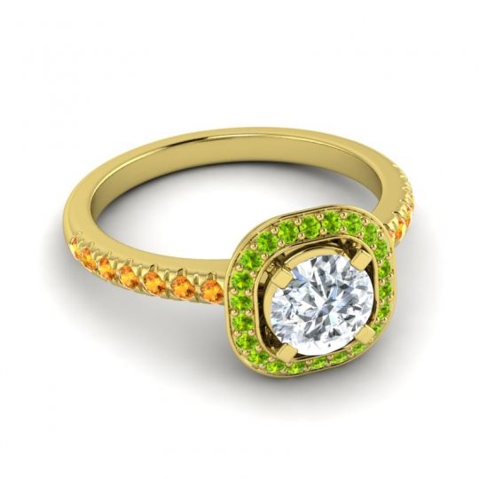 Cushion Halo Masura Ring
