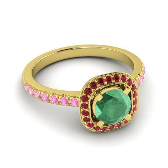 Cushion Halo Masura Ring