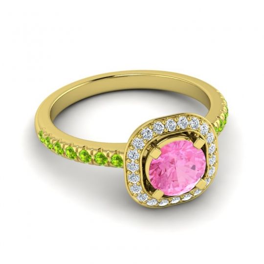 Cushion Halo Masura Ring