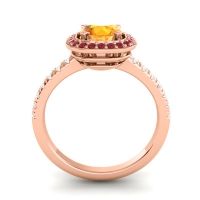 Cushion Halo Masura Ring