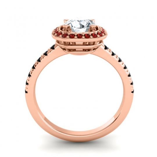Cushion Halo Masura Ring