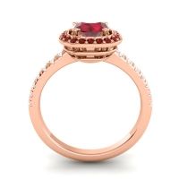 Cushion Halo Masura Ring