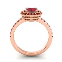 Cushion Halo Masura Ring