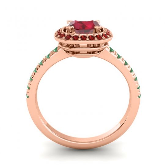 Cushion Halo Masura Ring
