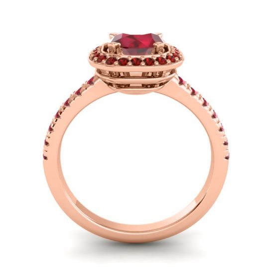 Cushion Halo Masura Ring