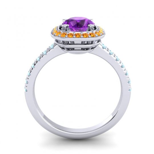 Cushion Halo Masura Ring