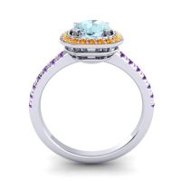 Cushion Halo Masura Ring