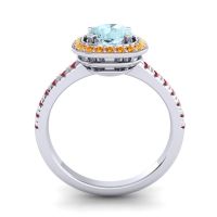 Cushion Halo Masura Ring