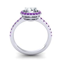 Cushion Halo Masura Ring