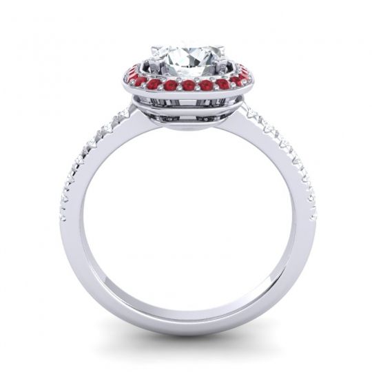 Cushion Halo Masura Ring