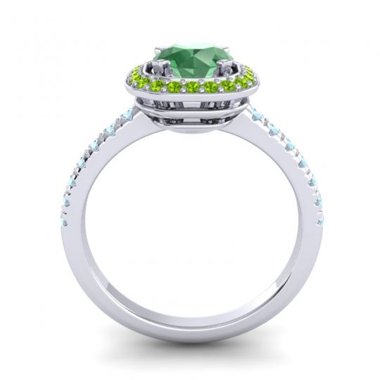 Cushion Halo Masura Ring