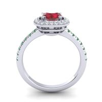 Cushion Halo Masura Ring