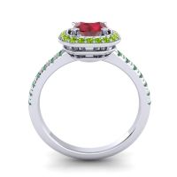 Cushion Halo Masura Ring