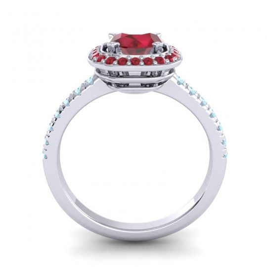 Cushion Halo Masura Ring