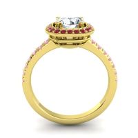 Cushion Halo Masura Ring